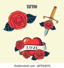 82,576 Tattoo roses Images, Stock Photos & Vectors | Shutterstock