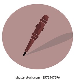 Tattoo simple pen Illustration Cilp Art vector