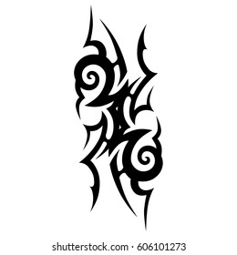 Hand Drawn Tribal Tattoo Stock Vector (Royalty Free) 363484052