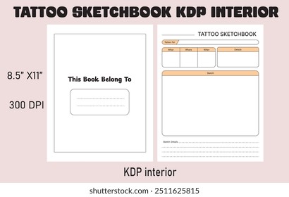 Tattoo Sketchbook KDP Interior–100% Unique and High-Resolution Interior.
We are confident this insider will help you in your less content publishing journey.