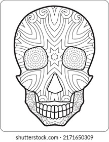 Tattoo Skull Coloring Pages for Kids and Adults