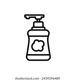 Ilustración vectorial de contorno de jabón de tatuaje