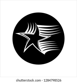 Tattoo Star Design, Clean Vector Art Illustration