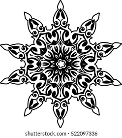 Tattoo Star Symbol Vector Illustration