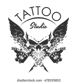 Tattoo studio emblem