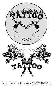 Tattoo studio emblems