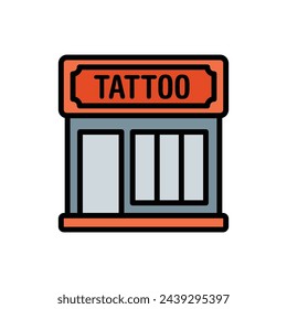 Tattoo Studio Icon Vector Illustration