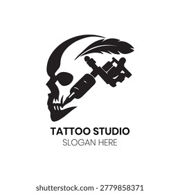 Tattoo Studio Logo Tattoo Studio Logo is a bold creative branding identity featuring artistic ink aesthetics, edgy tattoo culture visuals, and modern body art appeal for professional tattoo studios and artists