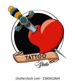 Tattoo studio old school