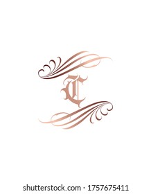 Estilo de letra de tatuaje tipo C plantilla de logotipo, logotipo vectorial para la identidad empresarial y de la empresa 
