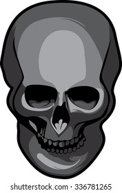 Tattoo style skull. Vector