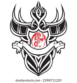 Diseño De Tatuajes Y Camisetas De Tatuaje Estilo Dragón Especial De Mano Blanco Y Negro Ilustración Ilustración Icono Diseño De Arte Vector