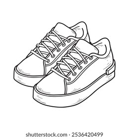 tattoo and t shirt design black and white hand drawn sneakers shoes 