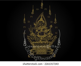 tattoo thai abstract vector traditional