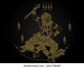 tattoo thai abstract vector traditional