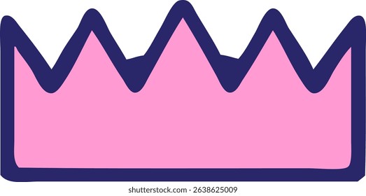 tattoo in traditional style of a crown in bright neon colors