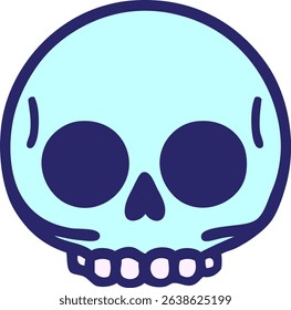 tattoo in traditional style of a skull in bright neon colors