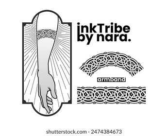 tattoo tribal armband vector designs.