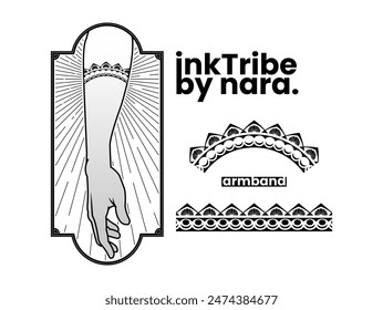 tattoo tribal armband vector designs.