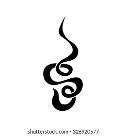 tattoo tribal art design vector,  abstract  fantasy pattern vintage on white background