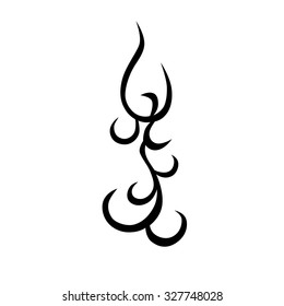 tattoo tribal art design vector,  abstract  element pattern vintage on white background