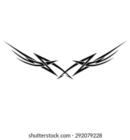 Tattoo tribal art pattern vector.