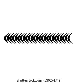 Tattoo tribal bracelet border pattern vector design sketch.