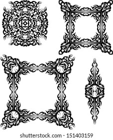 Diseño tribal de tatuajes
