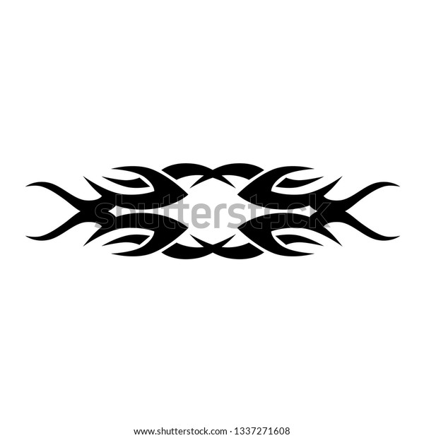 Tattoo Tribal Design Band Vector Template Stock Vector (Royalty Free ...