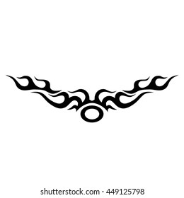 tattoo tribal design, pattern vector art , abstract  element pattern vintage on white background