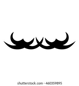 Tattoo tribal lower back vector. Simple logo. Individual designer isolated element for decorating the body of women and girls waist, back and stomach and other body parts. Abstract illustration.