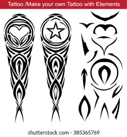 Tattoo Tribal Set