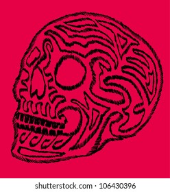 tattoo tribal skull