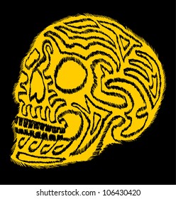 tattoo tribal skull