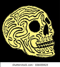 tattoo tribal skull