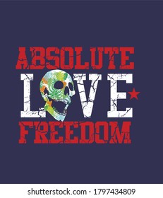 Tattoo tribal skull love graphic design vector art