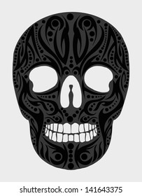tattoo tribal skull vector art