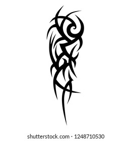 Tattoo Tribal Sleeve Tribal Tattoo Art Stock Vector (Royalty Free ...