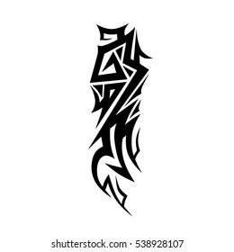 TATTOO tribal sleeve vector designs. Man's abstract pattern on the arm and sleeve design.