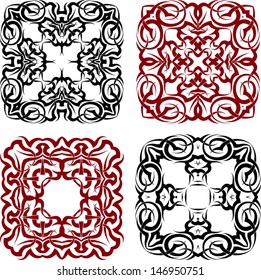 Tattoo Tribal Square