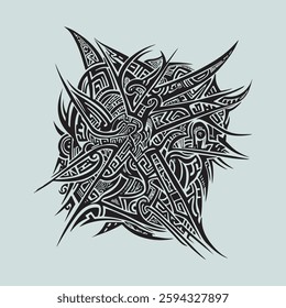 Tattoo tribal vector design art