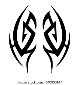 Tattoo Tribal Vector Designs Sketch Simple Stock Vector (Royalty Free ...