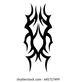 Tattoo Tribal Vector Design Simple Logo Stock Vector (Royalty Free ...