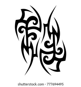 Dragon Tribal Tattoo Stock Vector (Royalty Free) 20007976