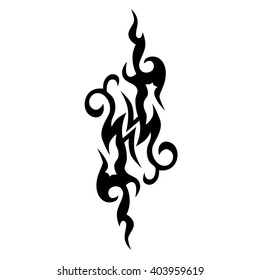 Tattoo tribal vector design. Single sleeve pattern arm. Simple tattoo tribal logo. 
Tattoo tribal design for men, woman and girl.
