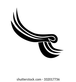 Tattoo tribal vector design sketch. Single sleeve art pattern arm. Simple logo. Designer isolated abstract element for arm, leg, shoulder men and women on white background. 