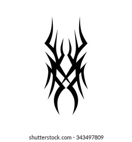 Tattoo Tribal Vector Design Sketch Single Stock Vector (Royalty Free ...