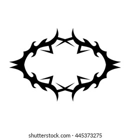 Crown Thorns Icon God Friday Vector Stock Vector (Royalty Free) 1945696012