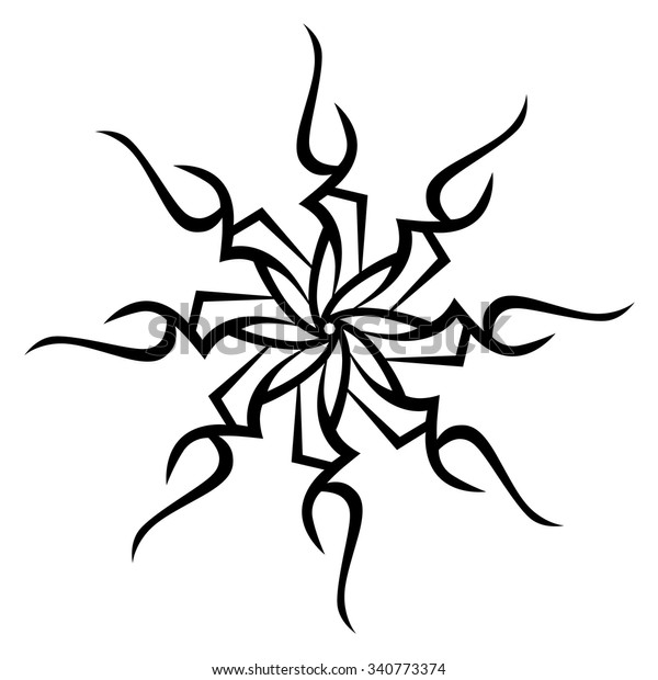 Tattoo Tribal Vector Design Sketch Simple Stock Vector Royalty