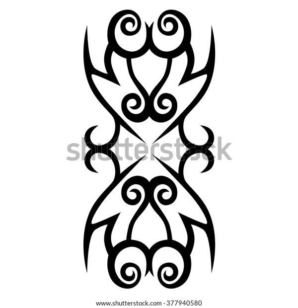 Tattoo Tribal Vector Design Sketch Single Royalty Free